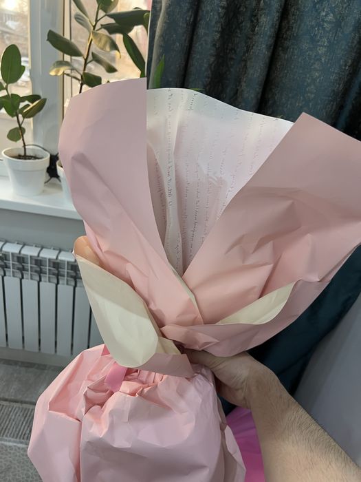 Бу букеты получили