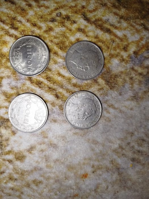Monede 100 lei 1943 și 1944 Regele Mihai