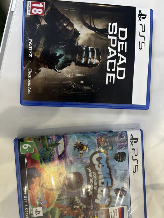 диски пс5  секбой и дедспейс