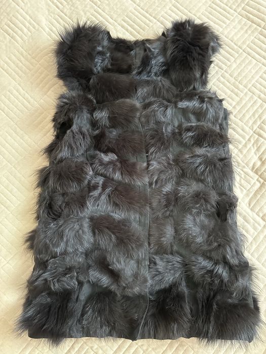 Жилеткая песцовая