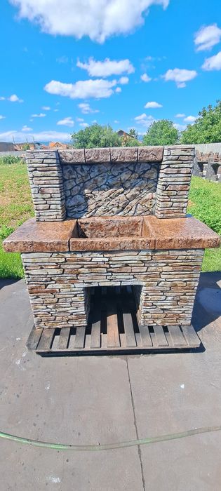 Градинска мивка от щампован бетон