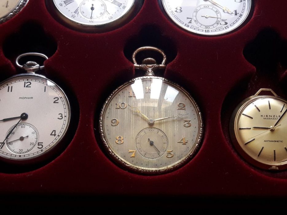 Часы карманные Lanco 1920е гг обтяжка золотом! Недорого!