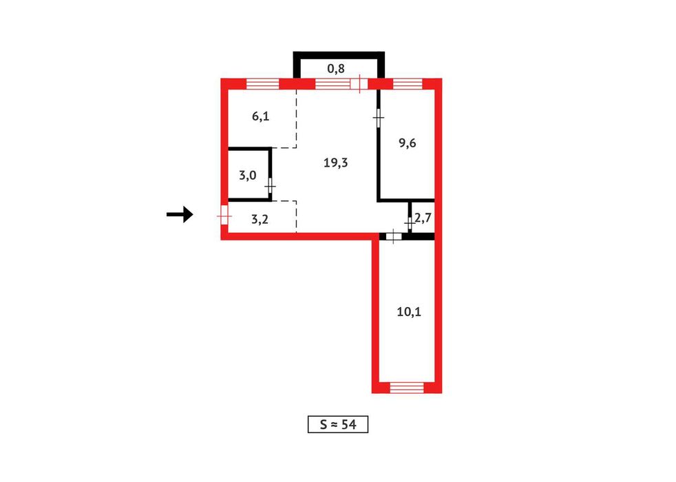 ПРОДАМ 3х комн. в районе "Гастроном 40", ТОРГ