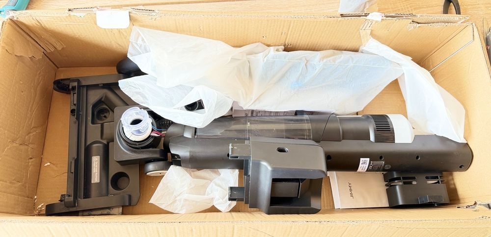 Aspirator vertical JIMMY HW9 cu spălare – pentru piese, fără baterie
