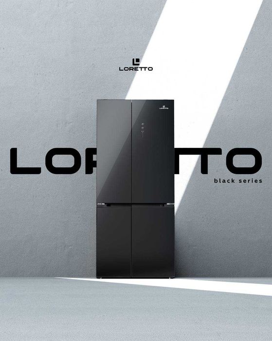 Холодильник LORETTO - 417 Л инверторный / Multi air Flow - Eco функция