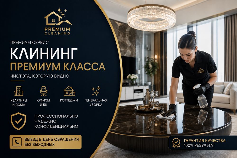 Домашний клининг / Уборка после переезда / Срочная уборка