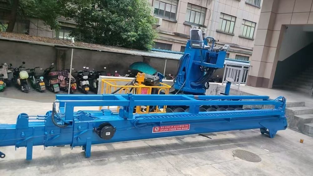 Установка кран манипулятор