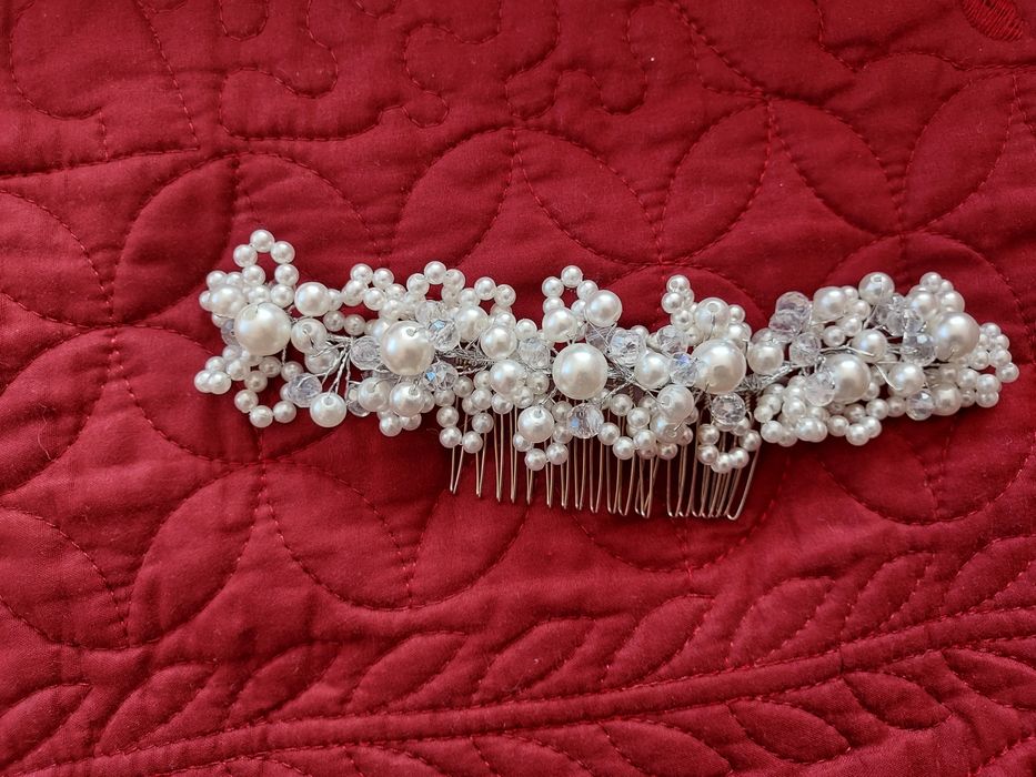 Diadema mireasă din perle
