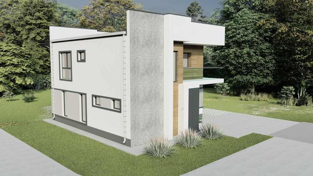 Teren + proiect 2 case - 709 mp Trivale Tancodrom. Str.Nicolae Branzeu