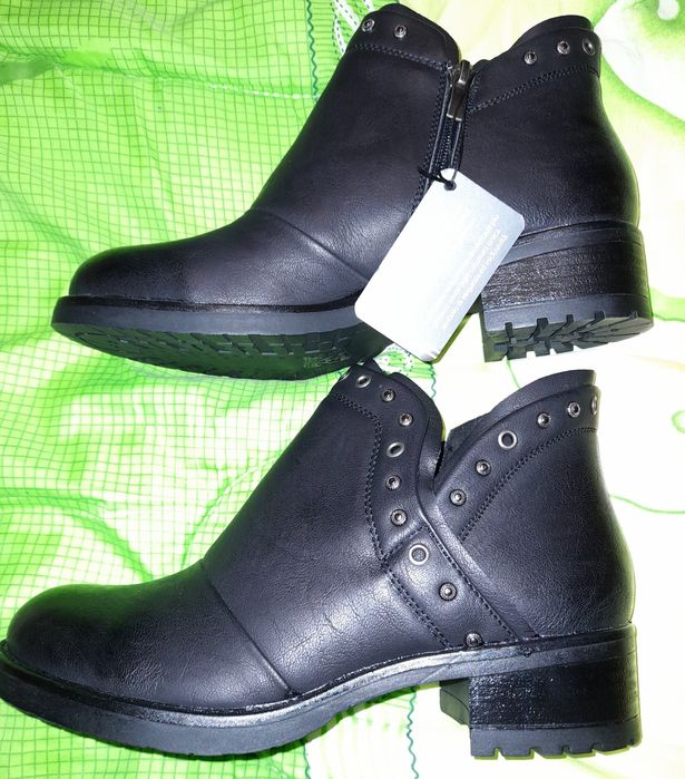 Ofertă! Botine dame, uşoare, import Italia, noi, în cutie