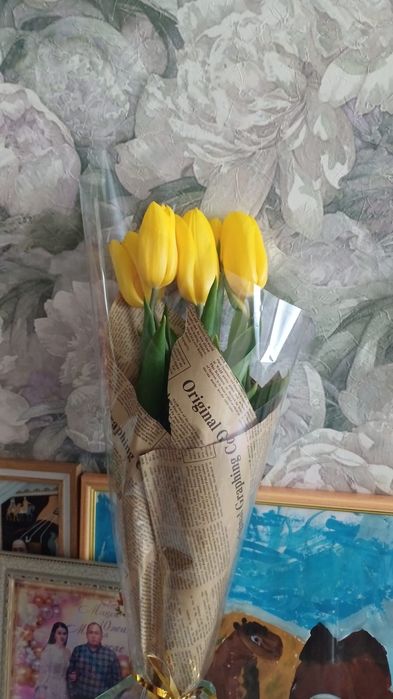 Тюльпаны 5 шт большие бутоны