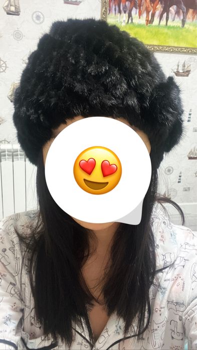 Шапка норковая новая