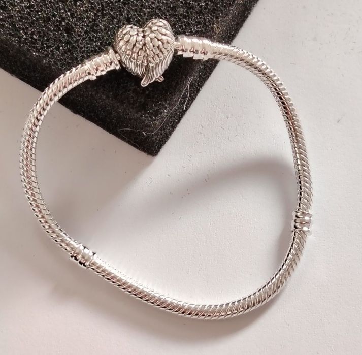 Brățara Nouă Pandora Moments Heart -Wings silver S925 Ale