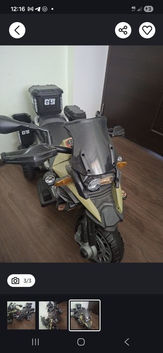 Akumliyatorli moto bolalar uchun