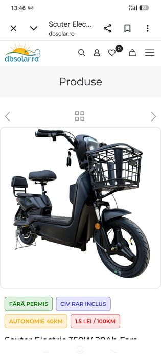Scuter electric 250w