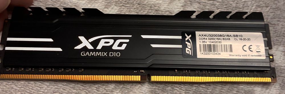XPG gammixd10 ОЗУ/RAM 3200