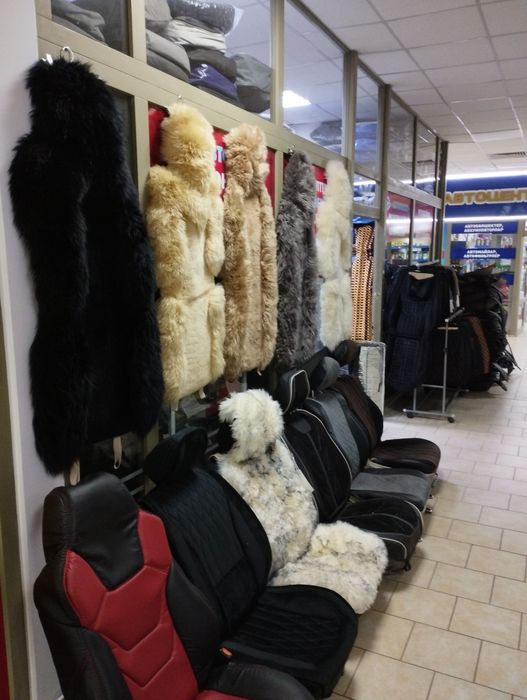 Меховые накидки чехлы