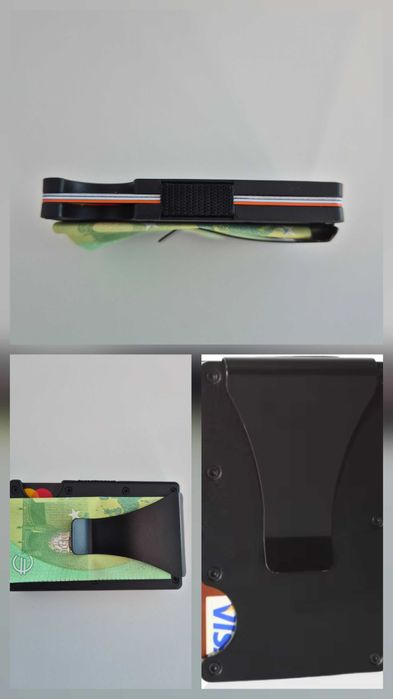 Минималистичен RFID портфейл „Левски 1914“ – Компактен и защитен