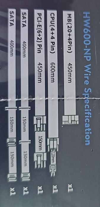 Блок питания 600W PCCooler