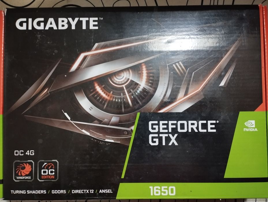 Продам gtx 1650 4gb