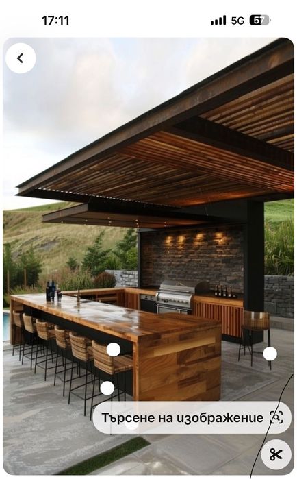 Дървени и метални веранди и павилиони