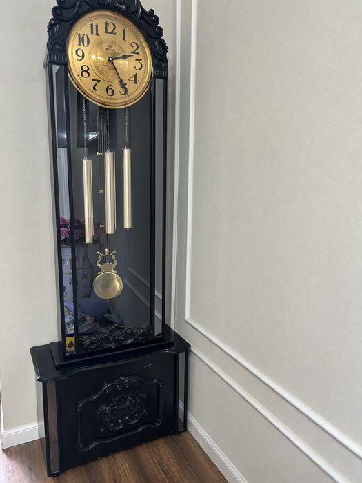 Часы деревяные тумба сьемная