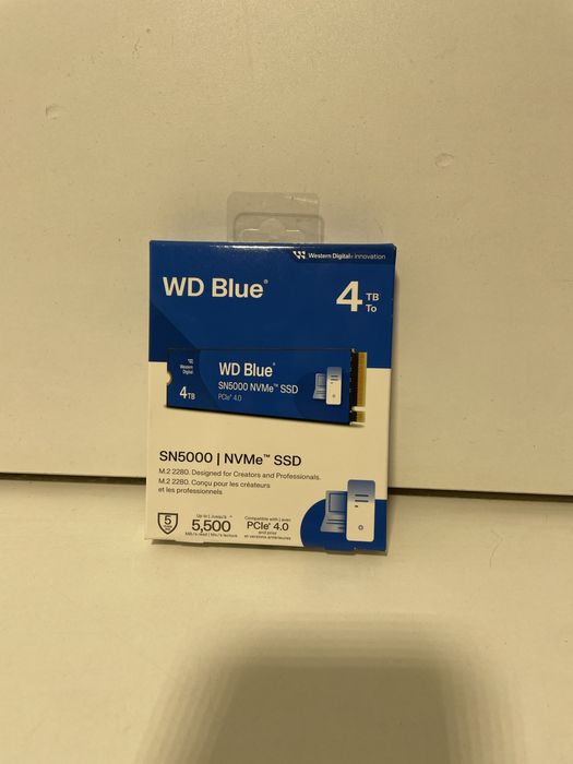 Solid State Drive (SSD) Western Digital Blue SN5000 , NVMe M.2, 4TB