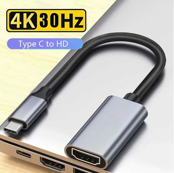 Адаптер переходник USB Type-C на HDMI (тайпси - hdmi)