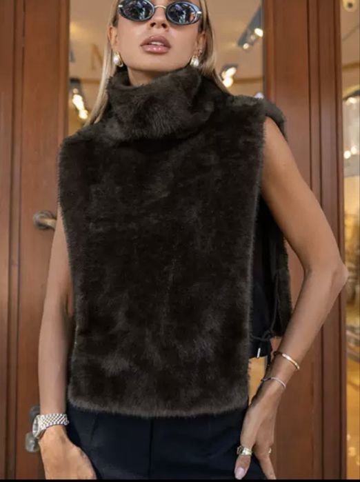 Манишка  меховая