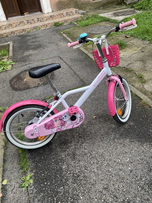 Bicicleta  Btwin  pt fetite 16”