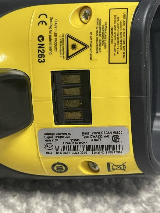 Datalogic PowerScan M8500 (433 MHz – wireless industrial scanner)