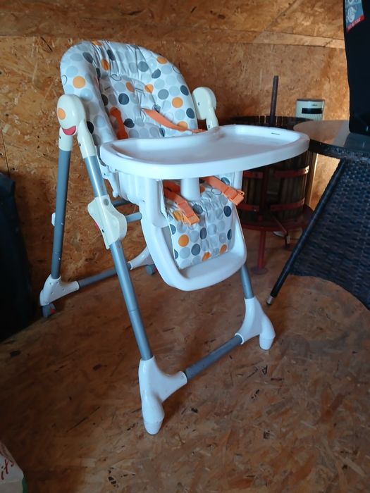 Scaun de masa bebe Kiddo Snack,pliabil si reglabil in înălțime