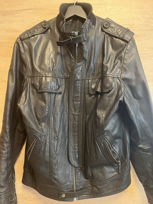 Мъжко Кожено от яке естествена кожа Rockeds