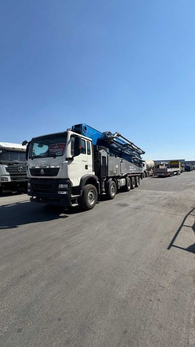 Бетононасос марки JIEHU 38 метр, 42 метр, 56 метр, 63 метр с гарантией