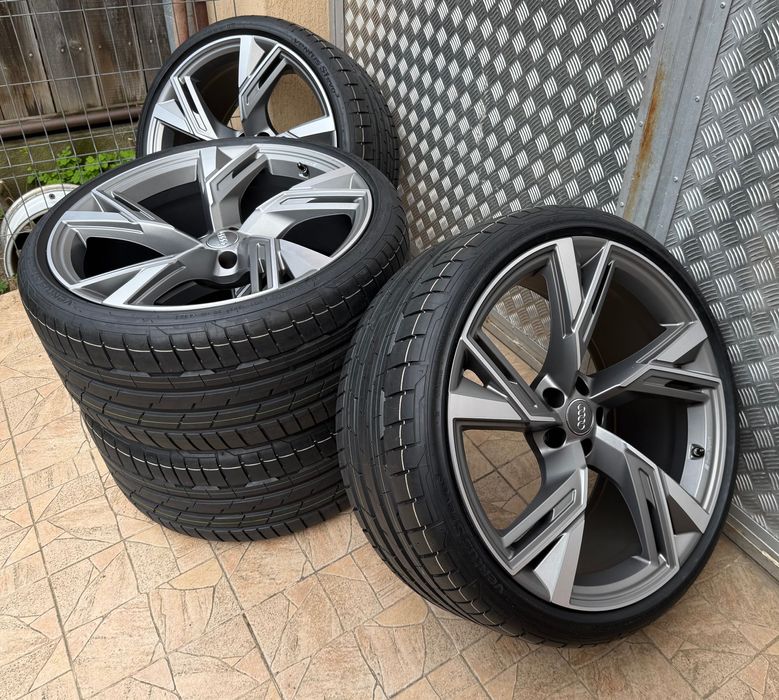 NOI ! Jante + Anvelope Audi RS6 RS7 C8 4K - 22” inch Originale ! Q8 SQ8 RSQ8