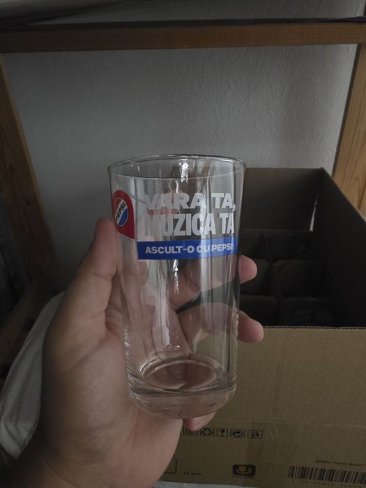 12 pahare Pepsi 420ml Noi