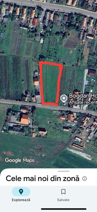 Teren intravilan Ernei 4 parcele x 600 m2 Asfalt, Toate utilitatile