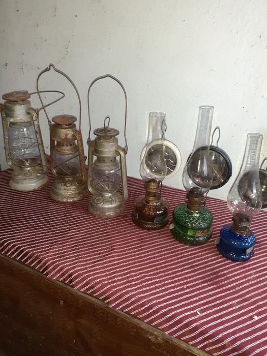Стари газови лампи и фенери