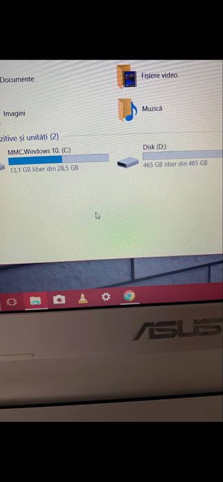 Laptop Asus Slim display 14,6 led,4gb ram,530gb m,functional cu incarc