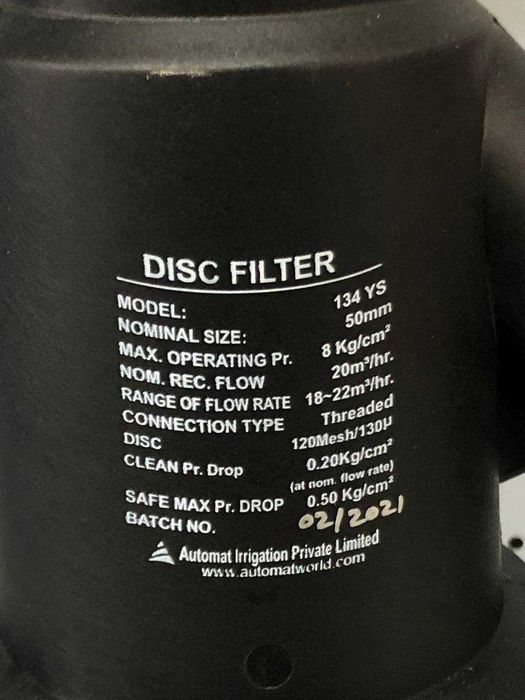 Дисковые фильтры для воды