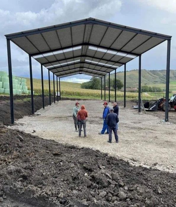 Schimb hală metalica