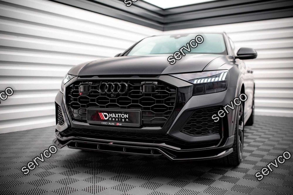 Prelungire splitter bara fata Audi RSQ8 Mk1 2019- v4 - Maxton Design