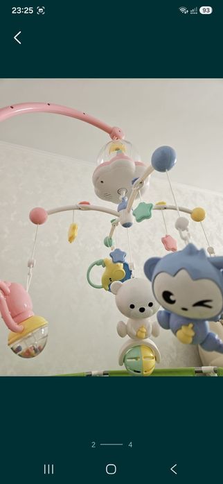 Мобилка,  музыкальная игрушка