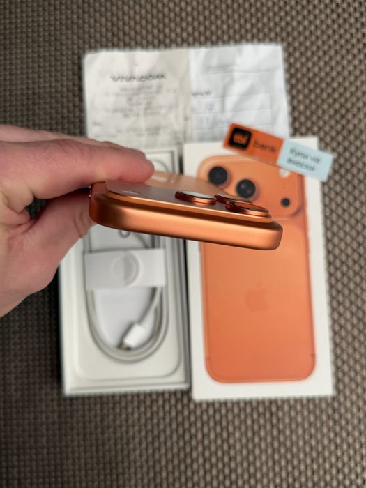 КАТО НОВ*Iphone 17 Pro*ЛИЗИНГ  41€/м 256GB Orange айфон 17 про оранжев