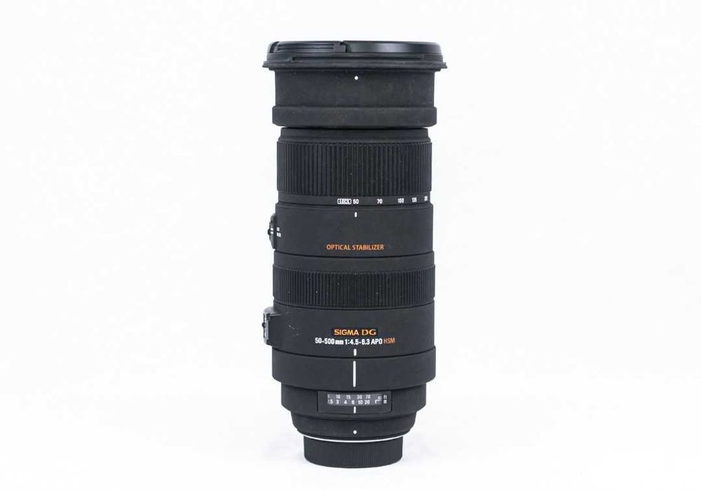 Sigma 50-500 mm f/4.5-6.3 APO DG OS HSM pentru Nikon F - Super-Telephoto Zoom