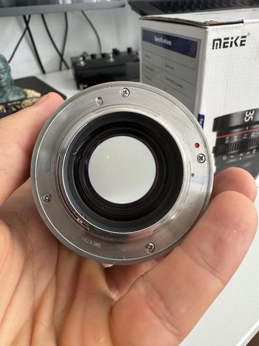 Vand sau schimb obiectiv cine Meike 35mm t/2.2 montura MFT