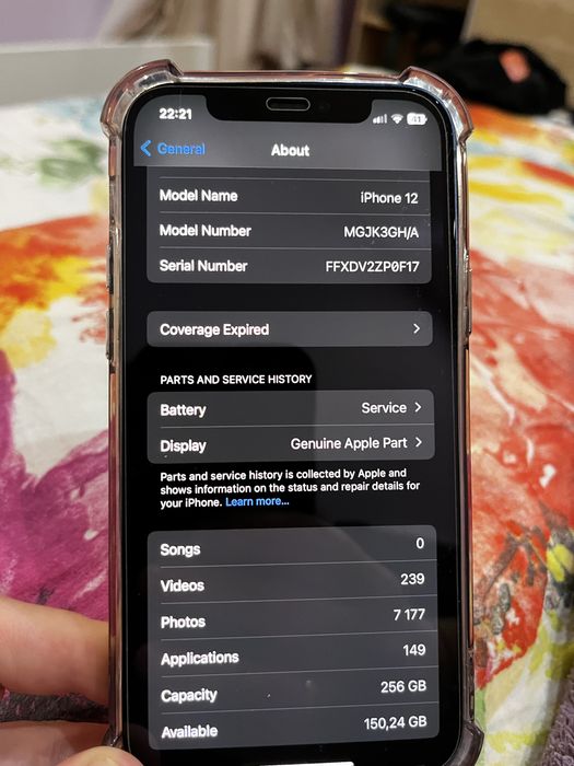 Iphone 12 #Айфон 12 Blue/Син 256 GB