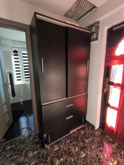 Dulap tip dressing și pantofar, pal 18mm, negru perlat 300 lei