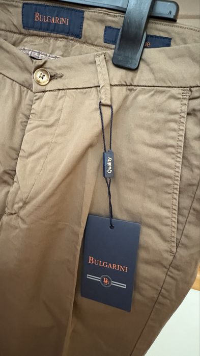 Pantaloni NOI BULGARINI Italia chinos bumbac PRIMAVARA VARA barbati M