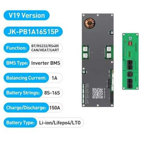 Egalizator JK BMS comunicatie CAN 485